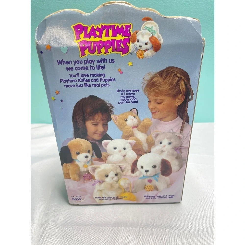 Vintage 90S 1994 Tyco Plush Puppy Pals‎ - Cuddly Companion for All Ages